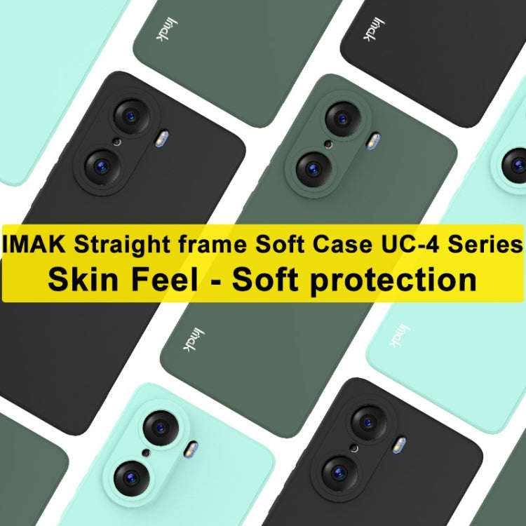 For Honor 60 Pro 5G imak UC-4 Series Straight Edge TPU Soft Protective Case(Black)