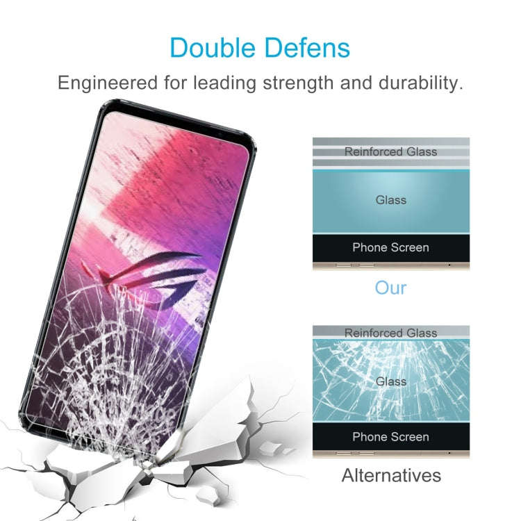 10 PCS 0.26mm 9H 2.5D Tempered Glass Film For Asus ROG Phone 5s / 5s Pro