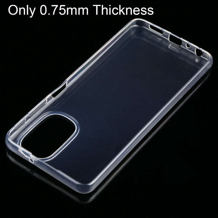 For Motorola Moto G51 5G 0.75mm Ultra-thin Transparent TPU Phone Case