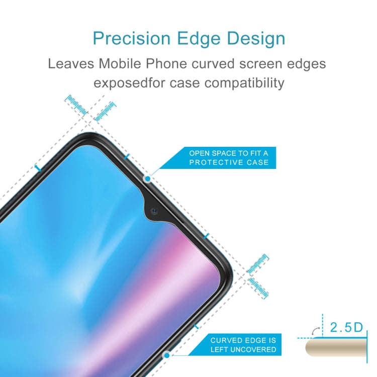 10 PCS 0.26mm 9H 2.5D Tempered Glass Film For Alcatel 3X Plus