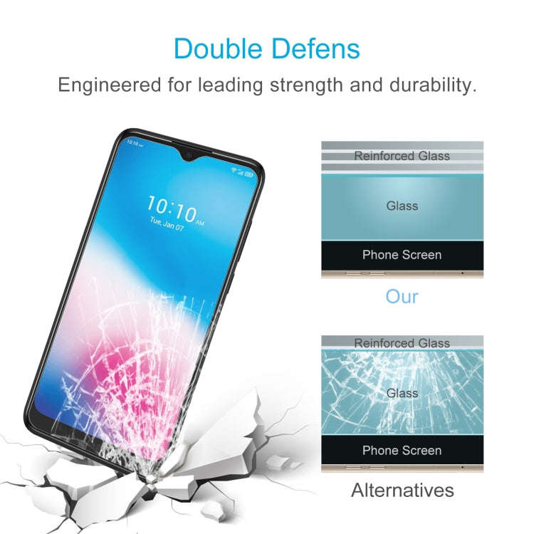 10 PCS 0.26mm 9H 2.5D Tempered Glass Film For Alcatel 3L 2020