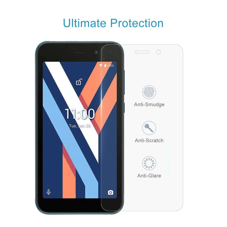 10 PCS 0.26mm 9H 2.5D Tempered Glass Film For Wiko Y52