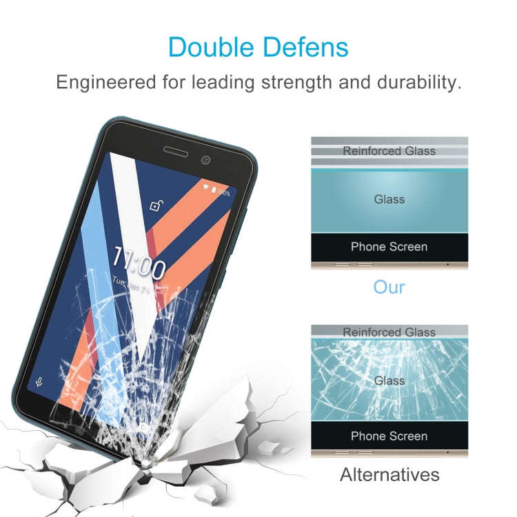 10 PCS 0.26mm 9H 2.5D Tempered Glass Film For Wiko Y52