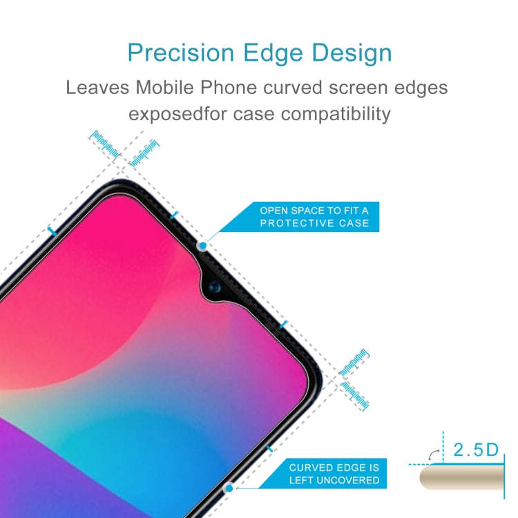 10 PCS 0.26mm 9H 2.5D Tempered Glass Film For BLU C7