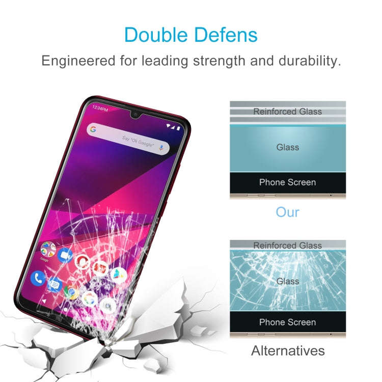 10 PCS 0.26mm 9H 2.5D Tempered Glass Film For BLU G60