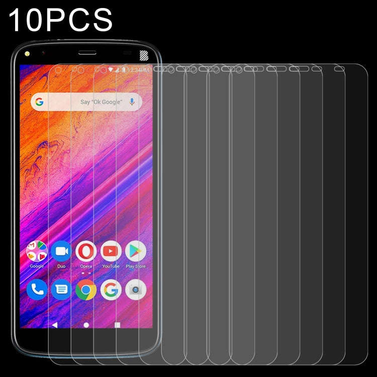 10 PCS 0.26mm 9H 2.5D Tempered Glass Film For BLU G5