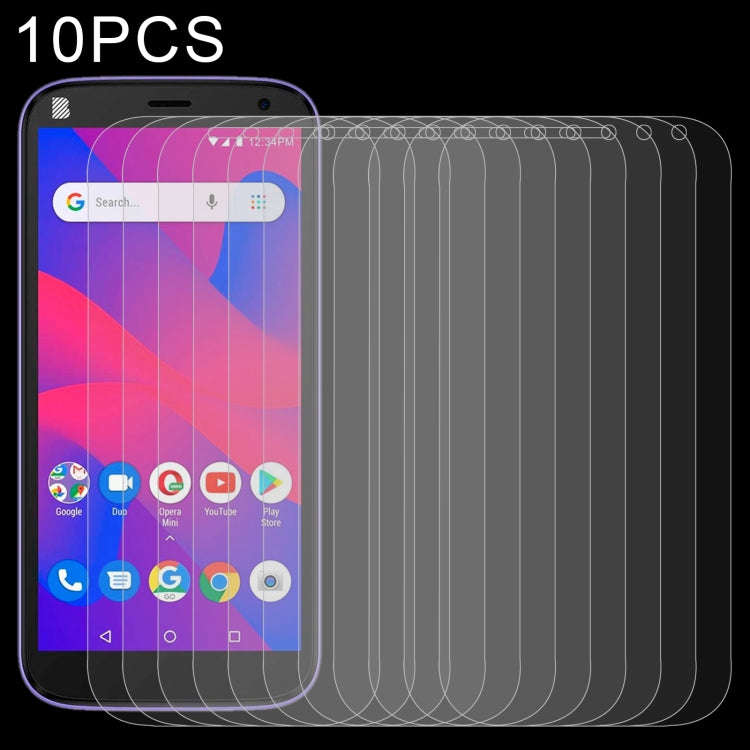 10 PCS 0.26mm 9H 2.5D Tempered Glass Film For BLU J4