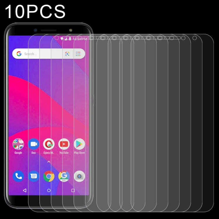 10 PCS 0.26mm 9H 2.5D Tempered Glass Film For BLU C6 2019