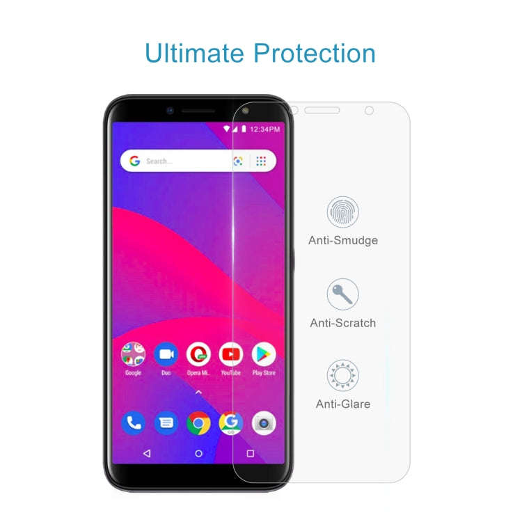 10 PCS 0.26mm 9H 2.5D Tempered Glass Film For BLU C6 2019