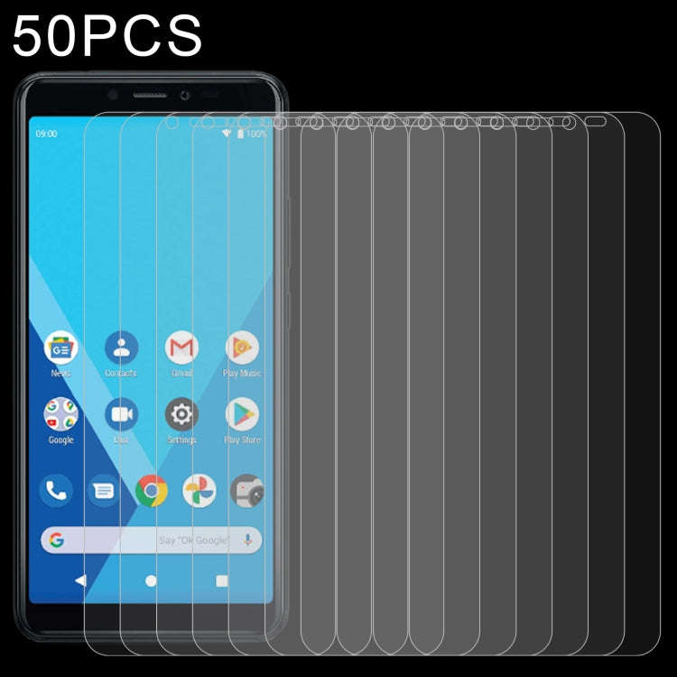 50 PCS 0.26mm 9H 2.5D Tempered Glass Film For Wiko Sunny 5 Lite