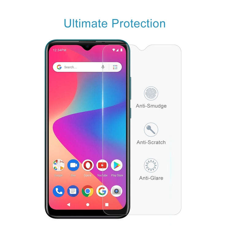 50 PCS 0.26mm 9H 2.5D Tempered Glass Film For BLU G50 Plus