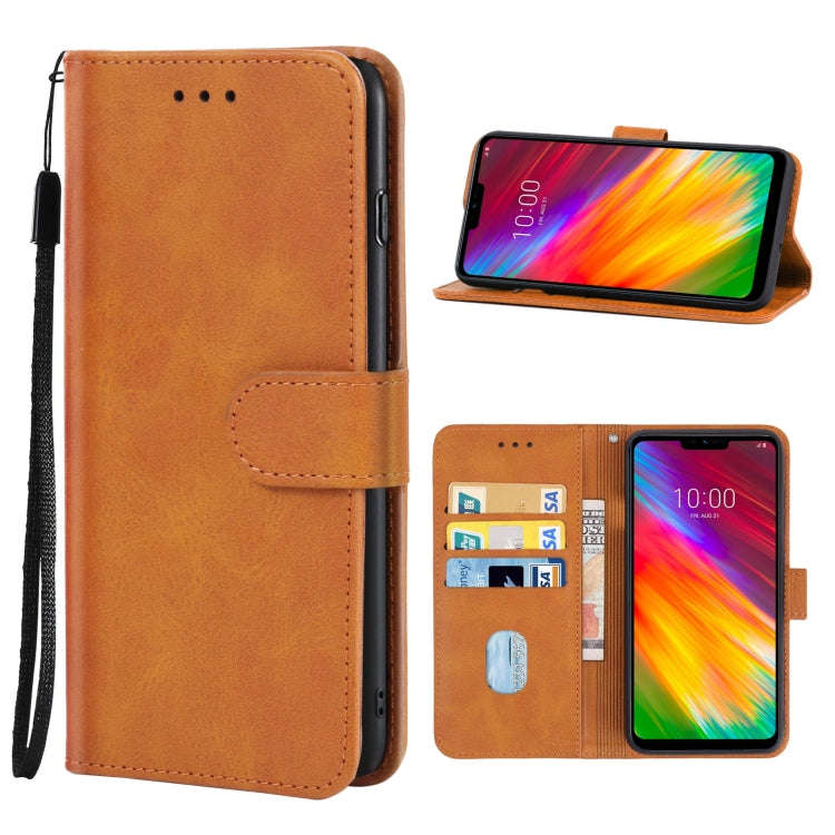 Leather Phone Case For LG G7 Fit(Brown)