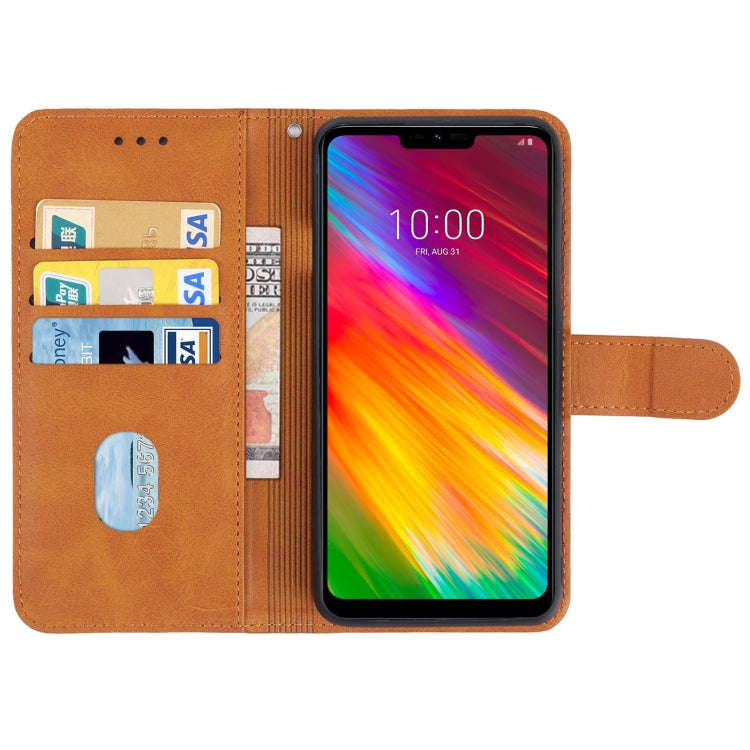 Leather Phone Case For LG G7 Fit(Brown)