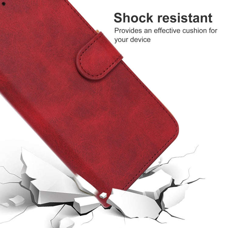 Leather Phone Case For Lenovo Z6 Pro(Red)
