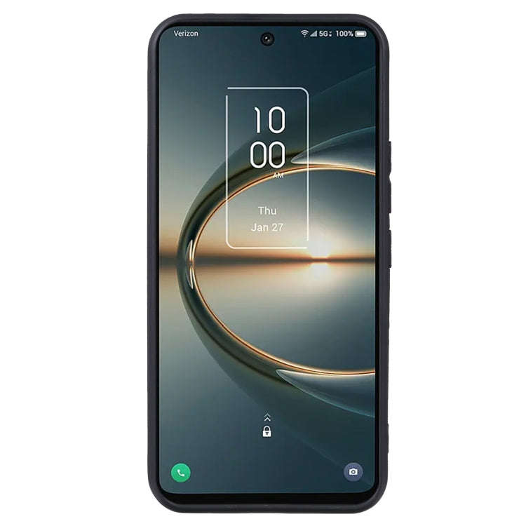 TPU Phone Case For TCL 30 V 5G / T781S / 30XE(Black)