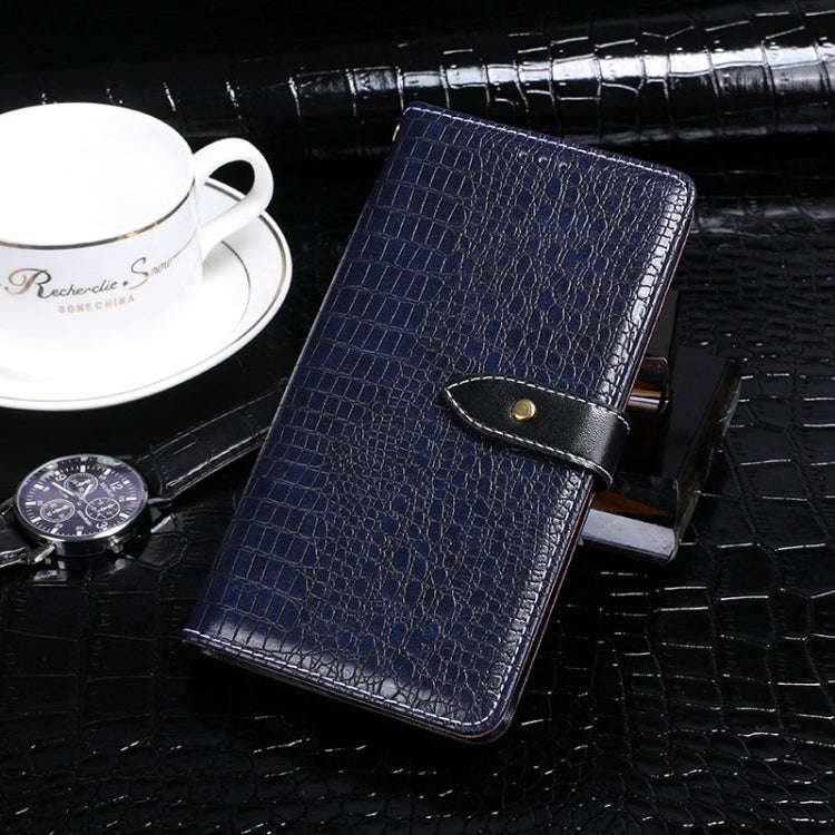 For Motorola Moto G51 5G idewei Crocodile Texture Horizontal Flip Phone Leather Phone Case(Dark B...