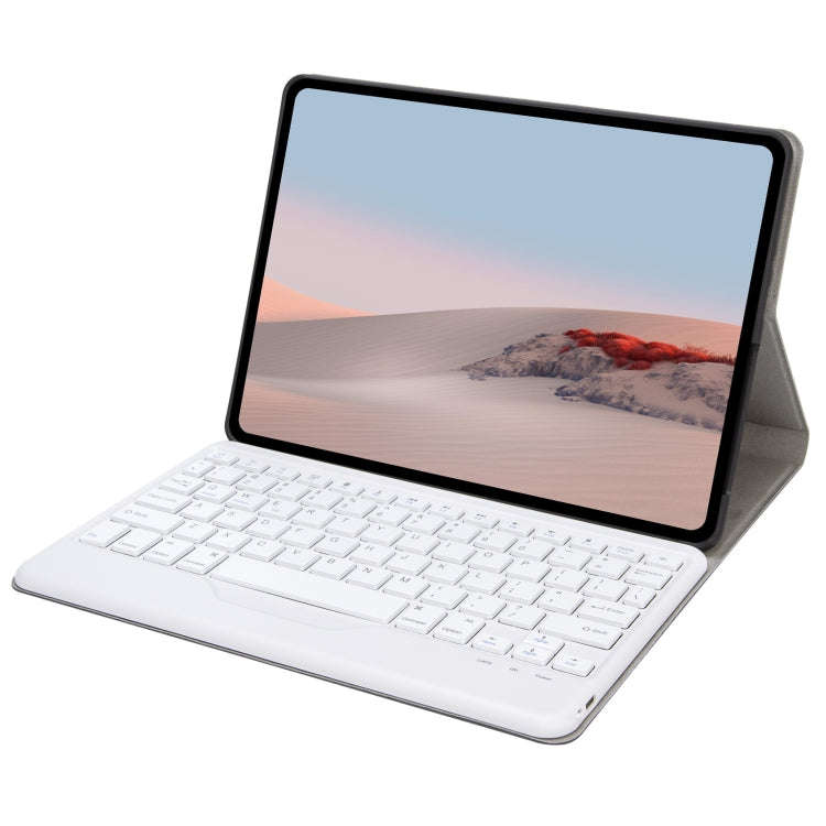 SFGO Tree Texture Bluetooth Keyboard Leather Case For Microsoft Surface Go 4 / 3 / 2 / 1(Black + ...