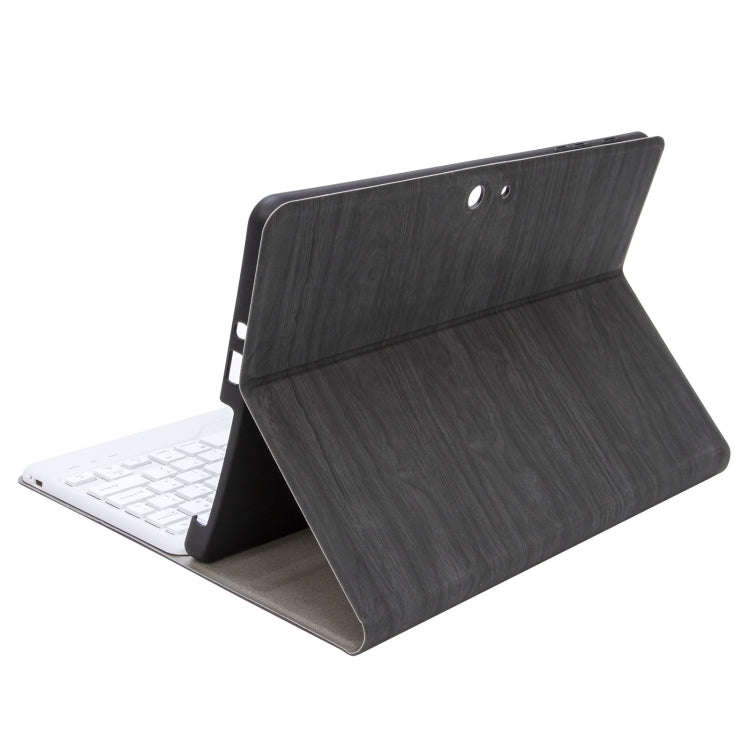 SFGO Tree Texture Bluetooth Keyboard Leather Case For Microsoft Surface Go 4 / 3 / 2 / 1(Black + ...