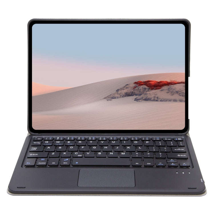 SFGO-A Tree Texture Bluetooth Keyboard Leather Case with Touchpad For Microsoft Surface Go 4 / 3 ...