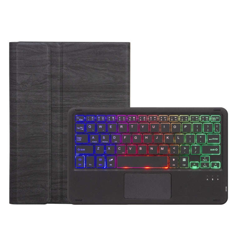 SFGO-AS Tree Texture Backlight Bluetooth Keyboard Leather Case with Touchpad For Microsoft Surfac...