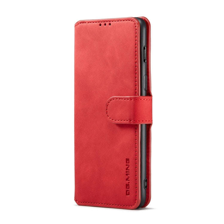 For OnePlus Nord 2 DG.MING Retro Oil Side Horizontal Flip Leather Case with Holder & Card Slots &...