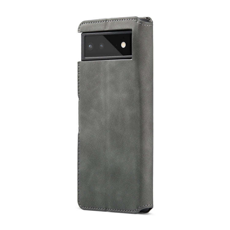 For Google Pixel 6 DG.MING Retro Oil Side Horizontal Flip Leather Case with Holder & Card Slots &...
