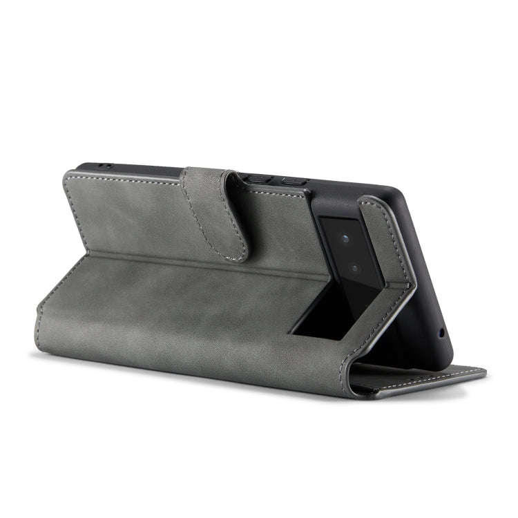 For Google Pixel 6 DG.MING Retro Oil Side Horizontal Flip Leather Case with Holder & Card Slots &...