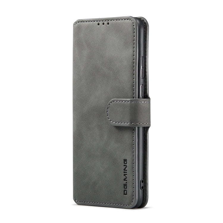 For Huawei P50 DG.MING Retro Oil Side Horizontal Flip Leather Case with Holder & Card Slots & Wal...
