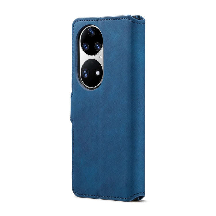 For Huawei P50 Pro DG.MING Retro Oil Side Horizontal Flip Leather Case with Holder & Card Slots &...
