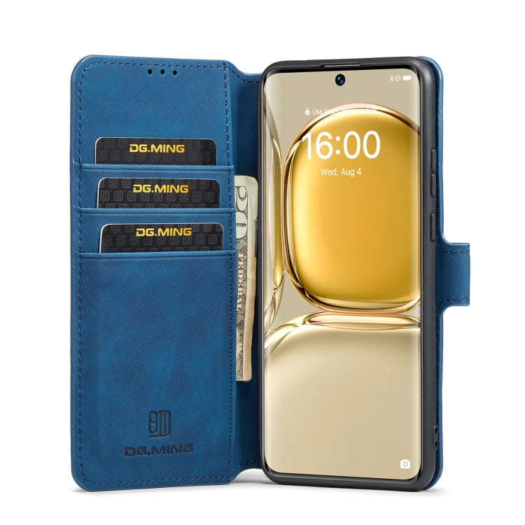 For Huawei P50 Pro DG.MING Retro Oil Side Horizontal Flip Leather Case with Holder & Card Slots &...