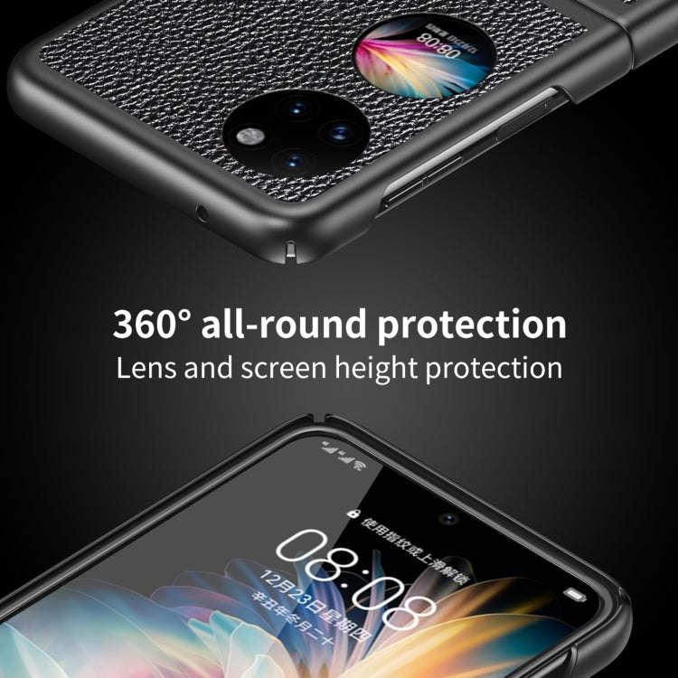 For Huawei P50 Pocket Litchi Texture Shockproof Phone Case(Green)