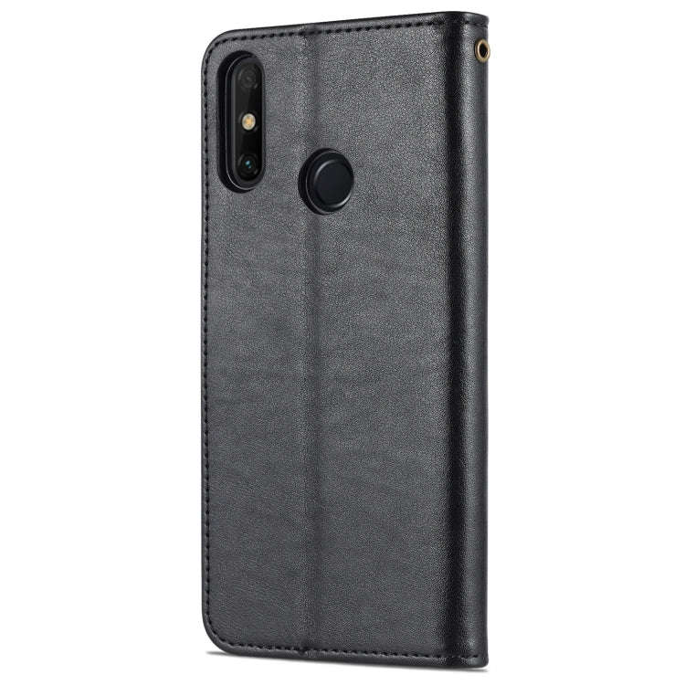 For Huawei Enjoy 20e AZNS Sheepskin Texture Flip Leather Phone Case(Black)