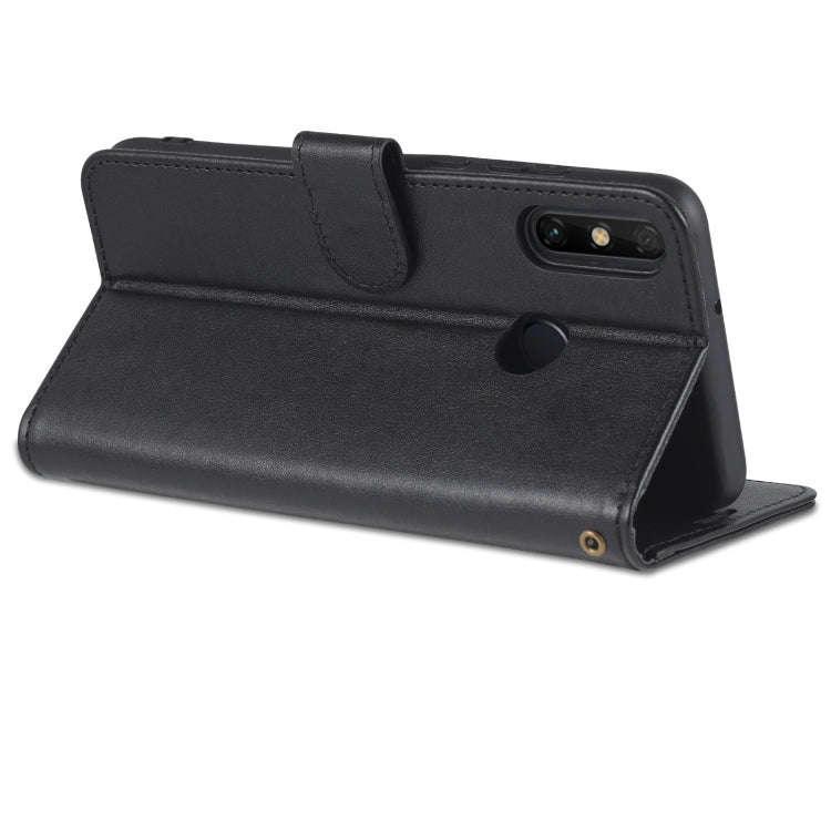 For Huawei Enjoy 20e AZNS Sheepskin Texture Flip Leather Phone Case(Black)