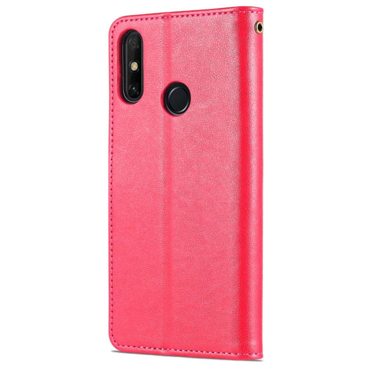 For Huawei Enjoy 20e AZNS Sheepskin Texture Flip Leather Phone Case(Red)