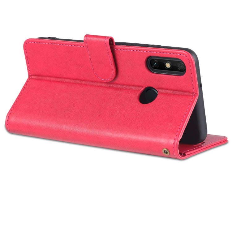 For Huawei Enjoy 20e AZNS Sheepskin Texture Flip Leather Phone Case(Red)