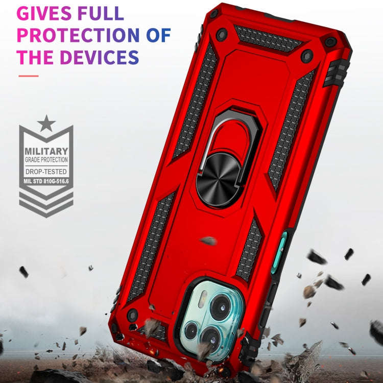 For Motorola Moto Edge 20 Lite Shockproof TPU + PC Phone Case(Red)