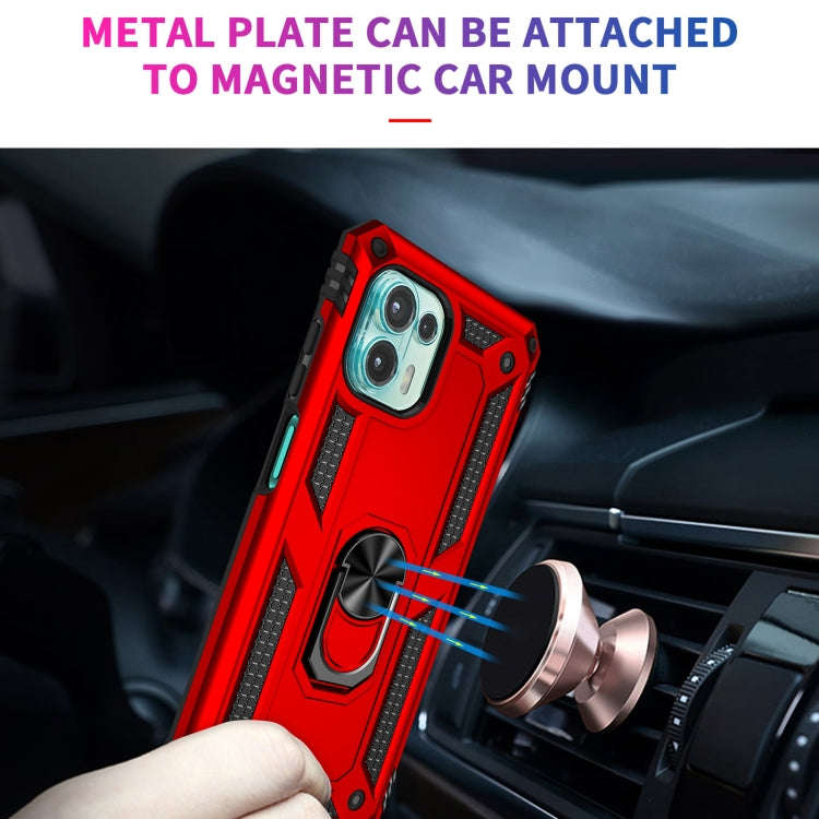 For Motorola Moto Edge 20 Lite Shockproof TPU + PC Phone Case(Red)