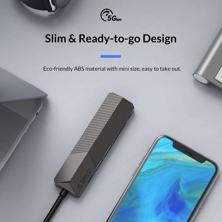 ORICO MDK-4P-GY-BP 4 In 1 Type-C / USB-C Multifunctional Docking Station(Grey)