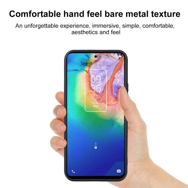 TPU Phone Case For TCL 20 5G(Pudding Black)