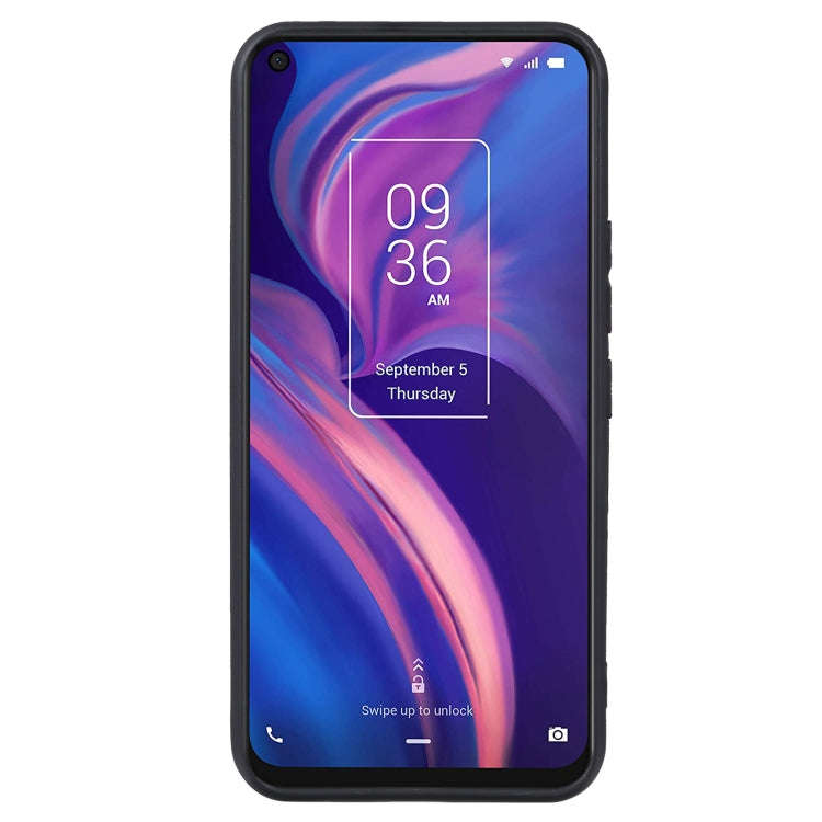 TPU Phone Case For TCL Plex(Pudding Black)