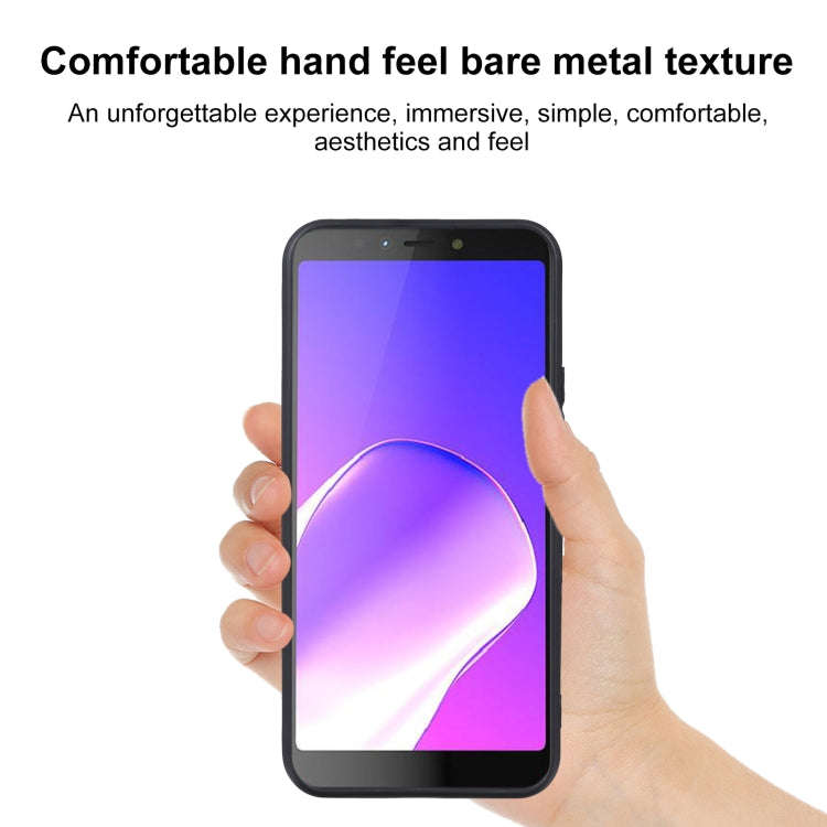 TPU Phone Case For Tecno Hot 6 Pro(Pudding Black)