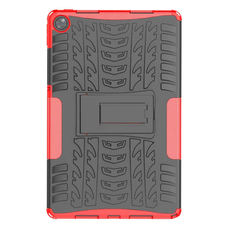 For OPPO Realme Pad 10.4 Tire Texture TPU + PC Tablet Case(Red)