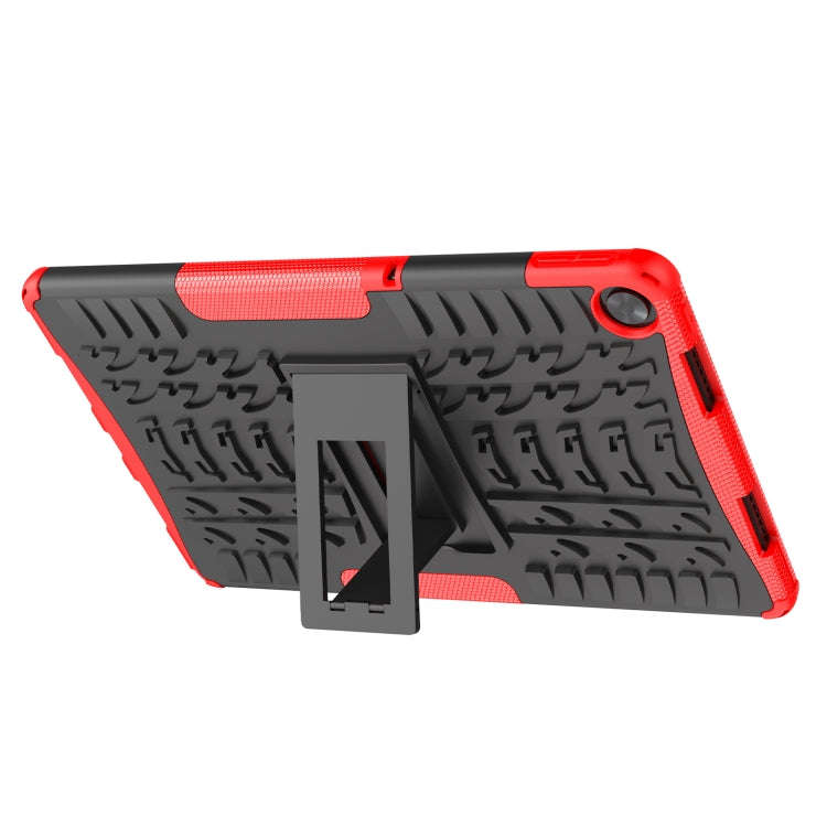 For OPPO Realme Pad 10.4 Tire Texture TPU + PC Tablet Case(Red)