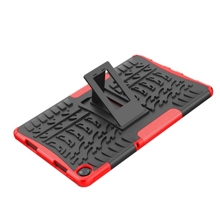 For OPPO Realme Pad 10.4 Tire Texture TPU + PC Tablet Case(Red)