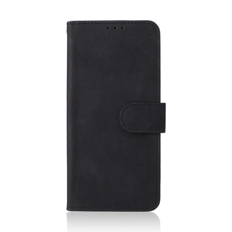 For Sharp Aquos Wish SHG06 Skin Feel Magnetic Buckle Calf Texture PU Phone Case(Black)