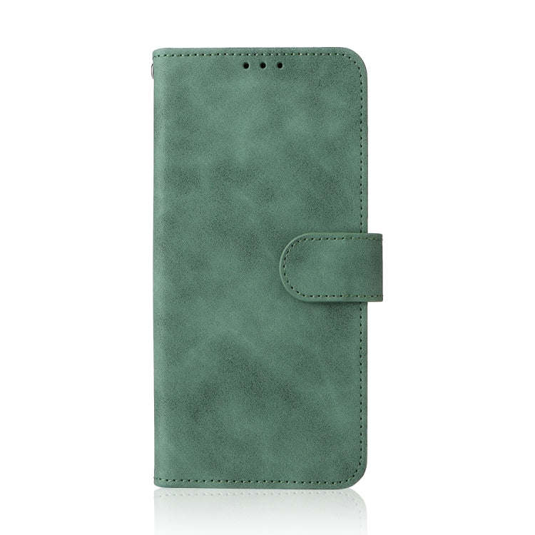 For Sharp Aquos Wish SHG06 Skin Feel Magnetic Buckle Calf Texture PU Phone Case(Green)