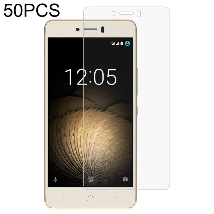 50 PCS 0.26mm 9H 2.5D Tempered Glass Film For BQ Aquaris U Lite