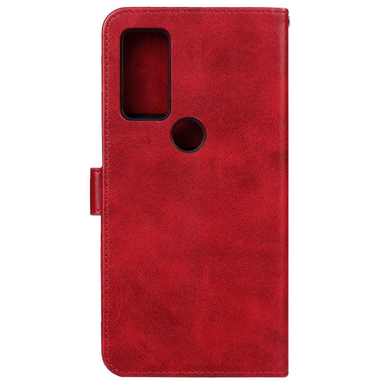 Leather Phone Case For Cricket Dream 5G/AT&A Radiant Max 5G(Red)