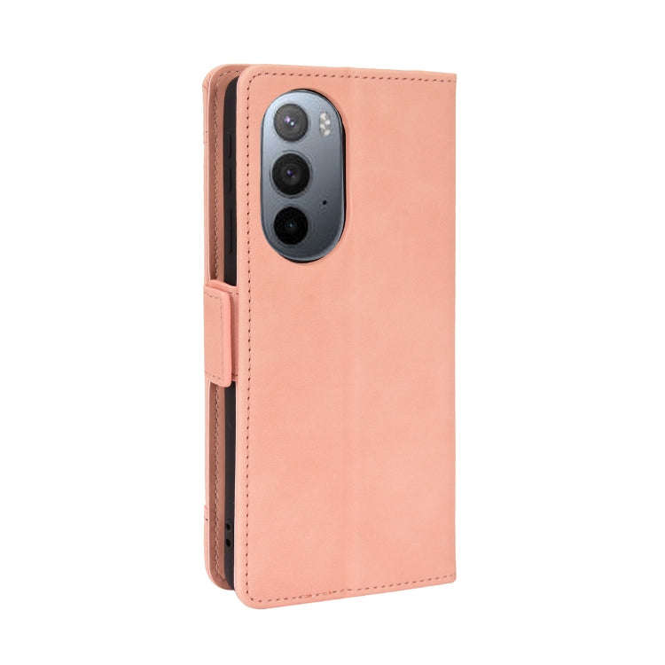For Motorola Moto Edge X30 Skin Feel Calf Pattern Leather Phone Case(Pink)