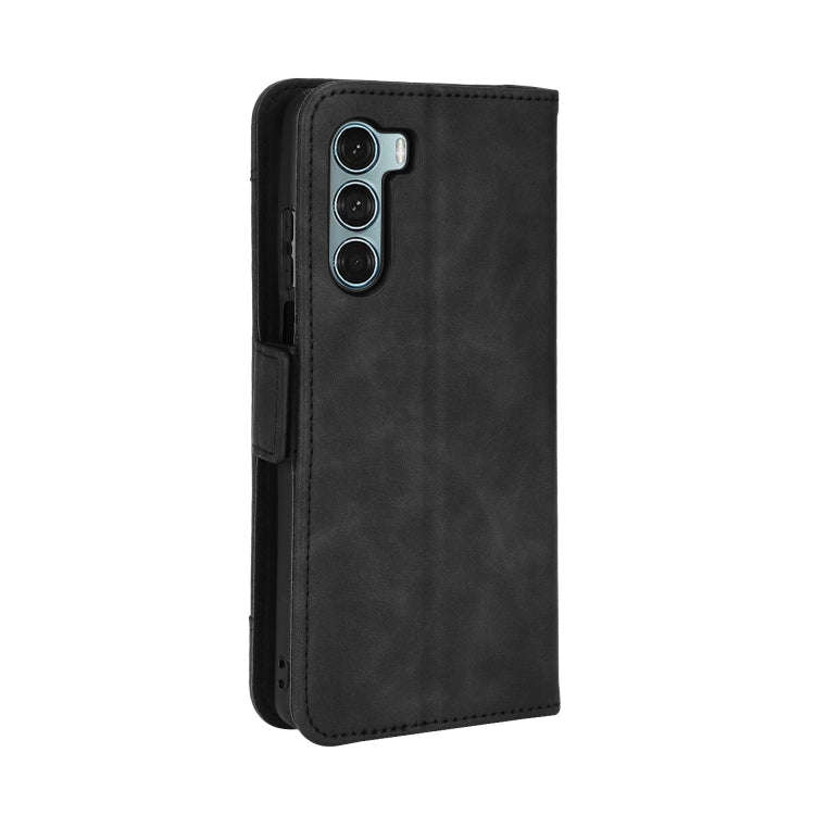 For Motorola Moto G200 5G / S30 Skin Feel Calf Pattern Leather Phone Case(Black)